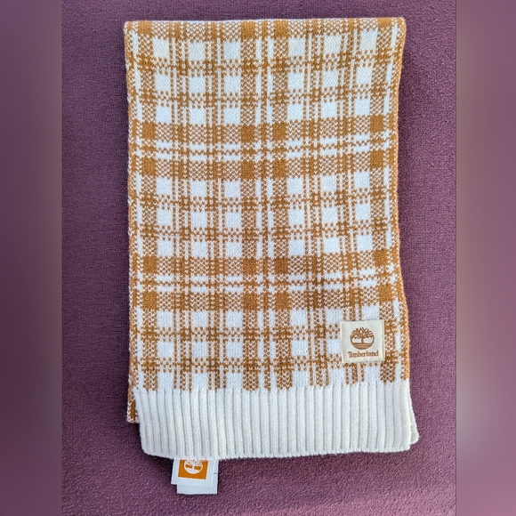 Timberland Other - Timberland Plaid Knit Scarf